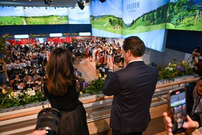 Bei der internationalen gr&uuml;nen Woche in Berlin traf Herr Bundesminister Norbert Totschnig die bayrische Landwirtschaftsministerin Michaela Kaniber