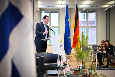 Herr Bundesminister Norbert Totschnig besuchte das EU-Symposium des deutschen Forstwirtschaftsrates in Berlin und hielt eine Rede vor dem Publikum.