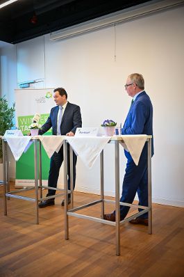 Herr Bundesminister Norbert Totschnig hielt zur Er&ouml;ffnung der Wintertagung eine Pressekonferenz mit LH Stv. Stephan Pernkopf.