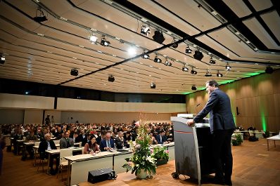 Herr Bundesminister Norbert Totschnig hielt bei der Wintertagung 2024 eine Rede zum Thema "&Ouml;sterreichs Weg zu einer &ouml;kosozialen Landwirtschaft f&uuml;r alle"