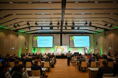 Herr Bundesminister Norbert Totschnig hielt bei der Wintertagung 2024 eine Rede zum Thema "&Ouml;sterreichs Weg zu einer &ouml;kosozialen Landwirtschaft f&uuml;r alle"
