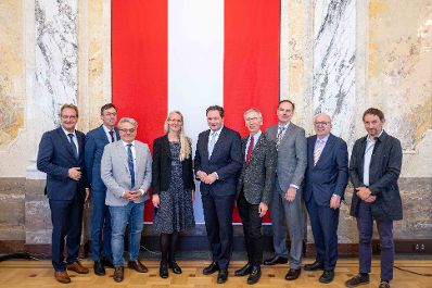 Im Marmorsaal im Regierungsgeb&auml;ude am Stubenring fand die 11. Tr&auml;gerkonferenz zum Thema &quot;&Ouml;sterreich isst regional&quot; statt.