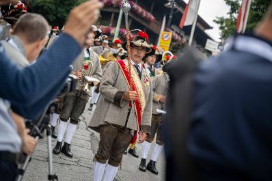 Herr Bundesminister nahm an der Er&ouml;ffnung des europ&auml;ischen Forum Alpbach teil. Erst folgte eine heilige Messe, danach ein landes&uuml;blicher Empfang.