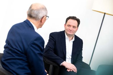 Herr Bundesminister Norbert Totschnig besuchte Landeshauptmann Mattle (Tirol) nach seinem Amtsantritt in der Bundesregierung.