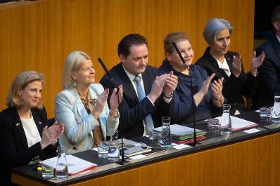 Herr Bundesminister Norbert Totschnig nahm an der 1. Nationalratssitzung der neuen Bundesregierung teil.