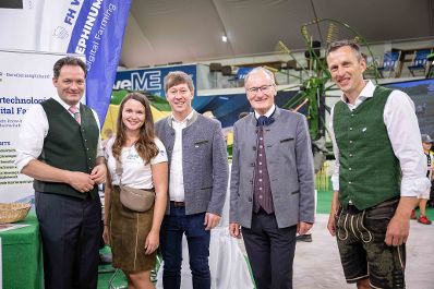 Herr Bundesminister Norbert Totschnig besuchte die Rieder Messe. Beginn war die offizielle Er&ouml;ffnung und es folgte ein Rundgang mit Bundeskanzler Christian Stocker.