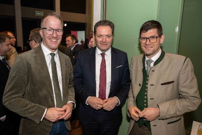 Zum Auftakt der Gr&uuml;nen Woche 2026 in Berlin besuchte Herr Bundesminister Norbert Totschnig den Empfang der AMA in der &ouml;sterreichischen Botschaft in Berlin