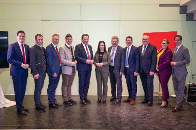 Zum Auftakt der Gr&uuml;nen Woche 2026 in Berlin besuchte Herr Bundesminister Norbert Totschnig den Empfang der AMA in der &ouml;sterreichischen Botschaft in Berlin