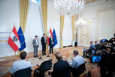 Pressekonferenz: Einigung auf D&uuml;rre-Hilfspaket f&uuml;r B&auml;uerinnen und Bauern sowie Klimagesetz