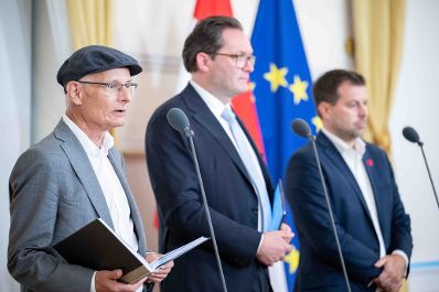 Pressekonferenz: Einigung auf D&uuml;rre-Hilfspaket f&uuml;r B&auml;uerinnen und Bauern sowie Klimagesetz