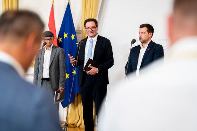 Pressekonferenz: Einigung auf D&uuml;rre-Hilfspaket f&uuml;r B&auml;uerinnen und Bauern sowie Klimagesetz