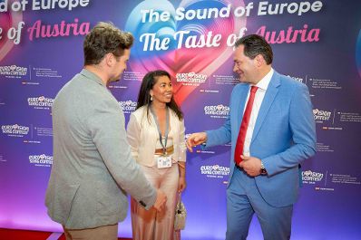 Im Rahmen des Eurovision Song Contest lud Bundesminister Norbert Totschnig zum Side-Event &bdquo;The Sound of Europe, the Taste of Austria&ldquo; ins Landwirtschaftsministerium am Stubenring internationale G&auml;ste sowie Delegationen der teilnehmenden Nationen ein.