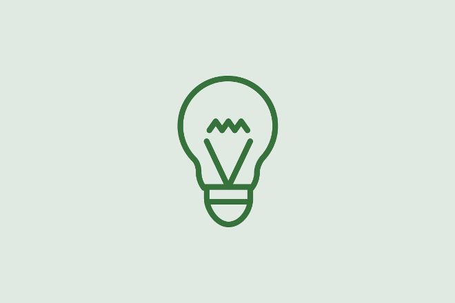  Icon Bildung Glühbirne Wissensangebote Info