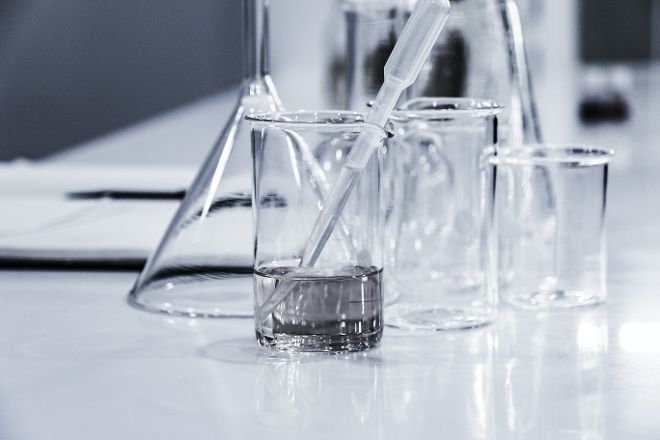 Forschungsgegenstände aus Glas