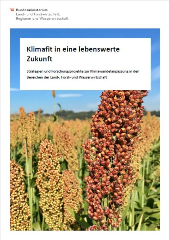 Deckblatt der Broschüre Cluster Klimawandel