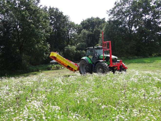 Mähwerk im Einsatz