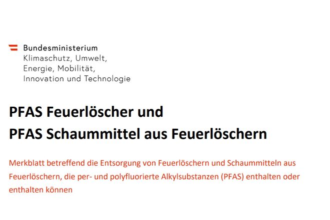 Cover PFAS Feuerlöscher