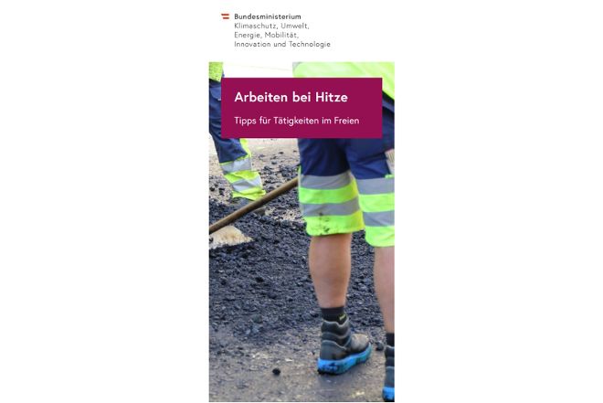 Cover Arbeiten bei Hitze