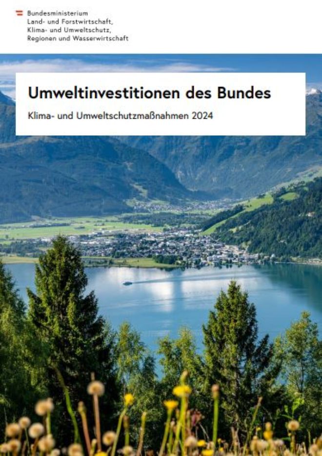 Deckblatt Umweltinvestitionen des Bundes 2024