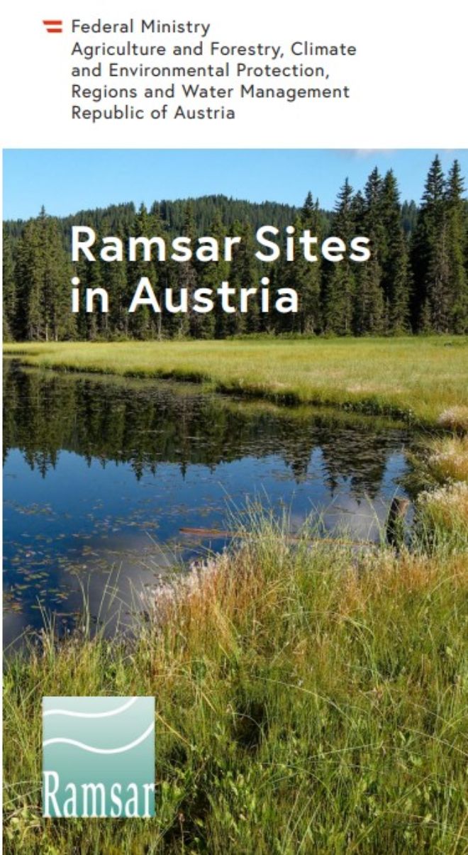 Cover Ramsar Sites in Austria (Folder)