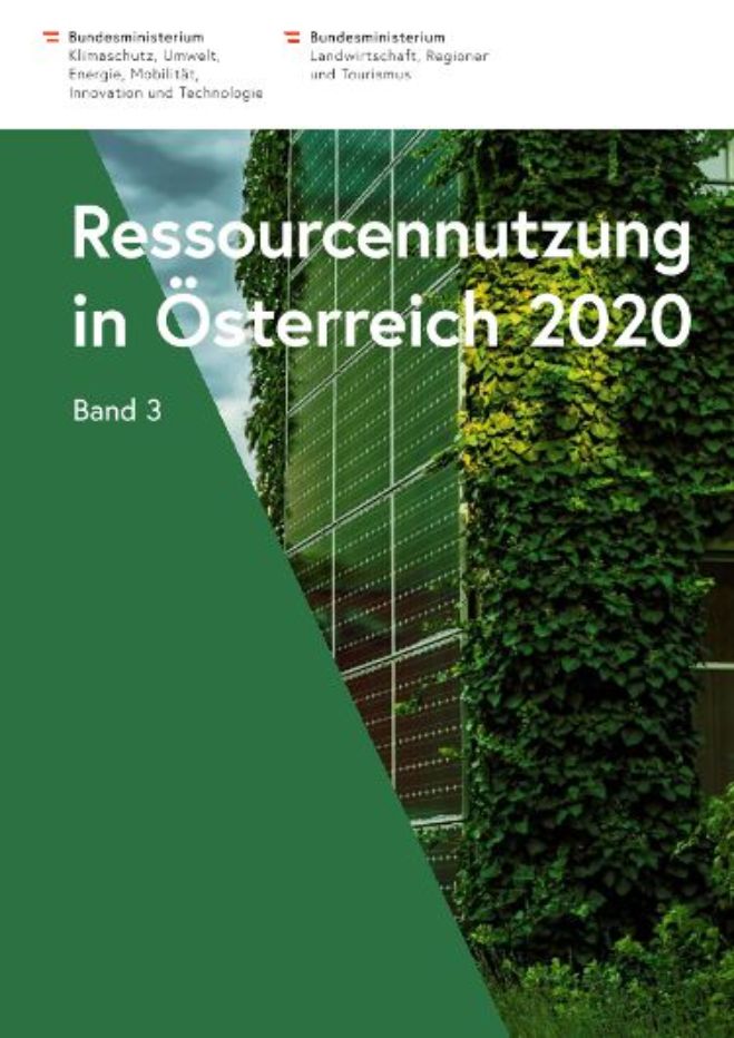 Titelbild von Band 3 - Ressourcennutzung in Österreich