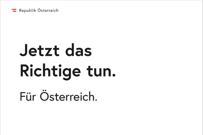 Cover des österreichischen Regierungsprogramm