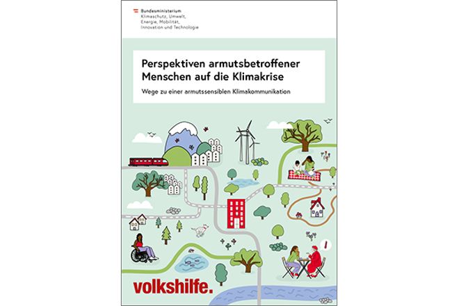 Titelblatt "Perspektiven armutsbetroffener Menschen auf die Klimakrise"