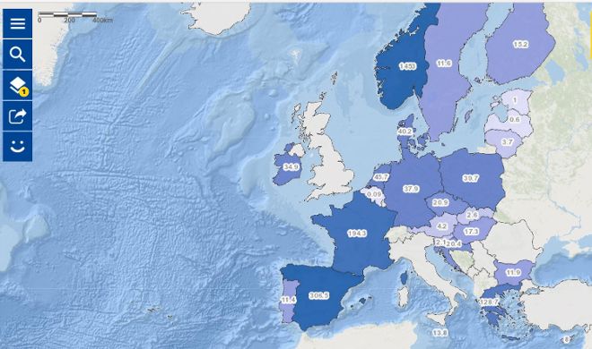 Europäischer Meeresatlas der Europäischen Kommission