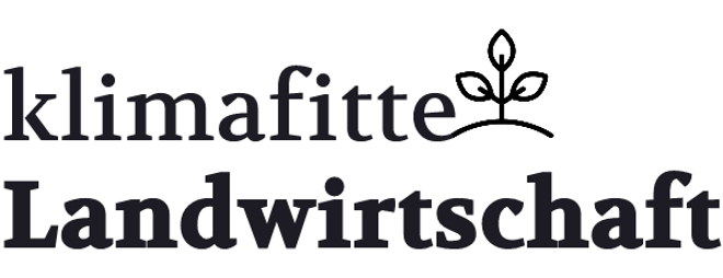 Logo des Web Portals - Klimafitte Landwirtschaft