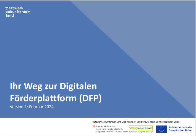Titelbild zeigt die Überschrift in weiß auf einem blauen Hintergrund. 