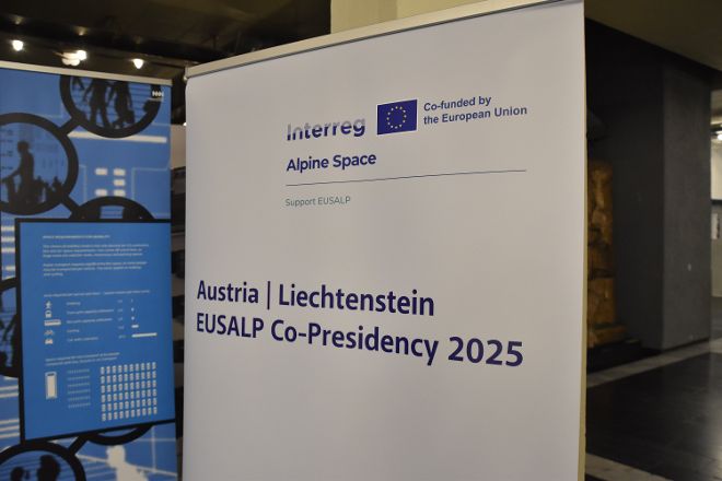 Poster EUSALP Presidency 2025 Austria and Liechtenstein 