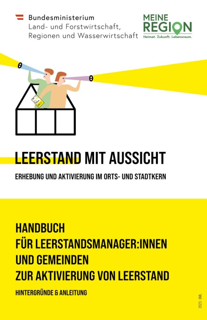 Titelbild des Handbuchs Leerstand mit Aussicht