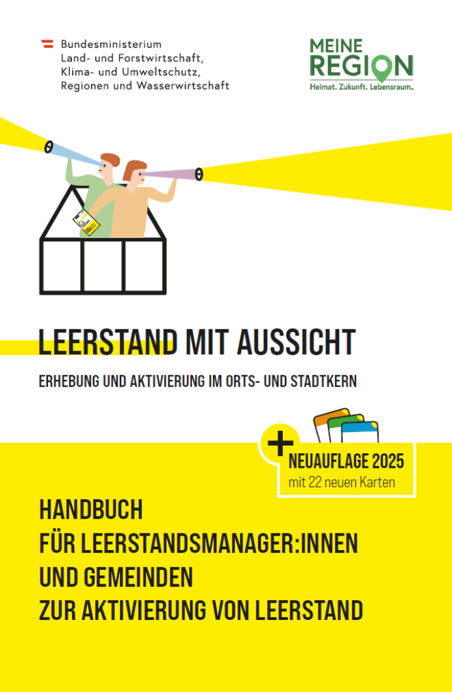 Titelbild des Handbuch "Leerstand mit Aussicht"