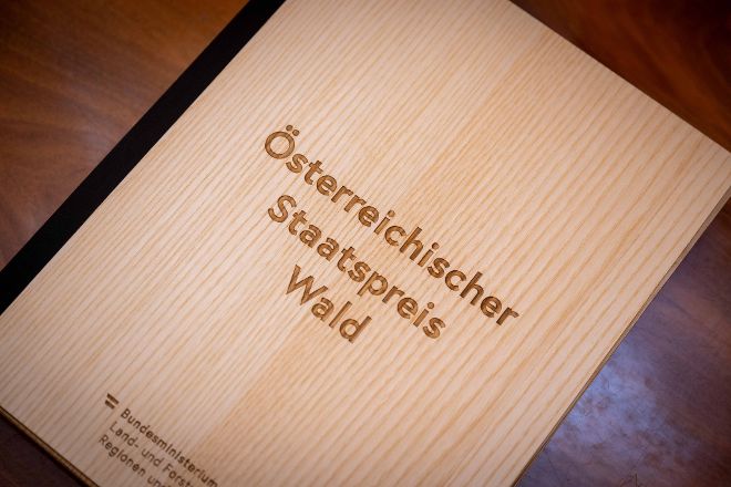 Einband des Staatspreis Wald