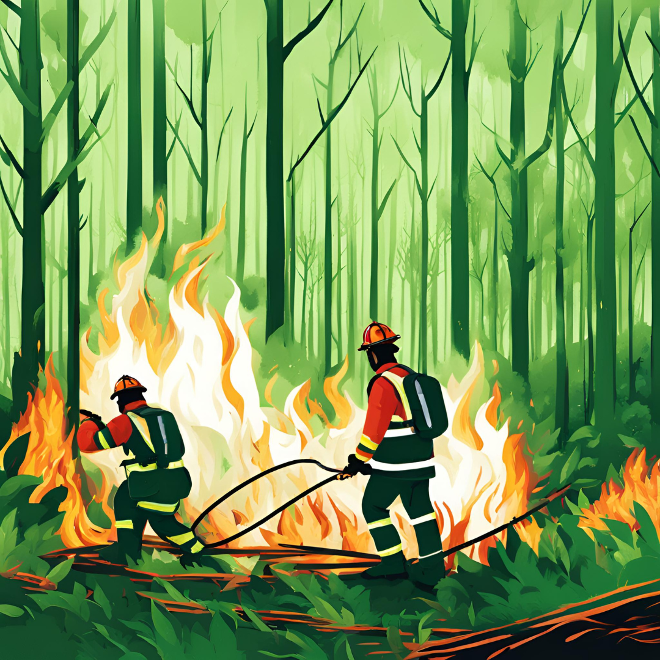 Waldbrandbekämpfung