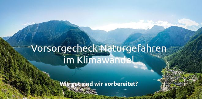 Coverbild Vorsorgecheck Naturgefahren im Klimawandel