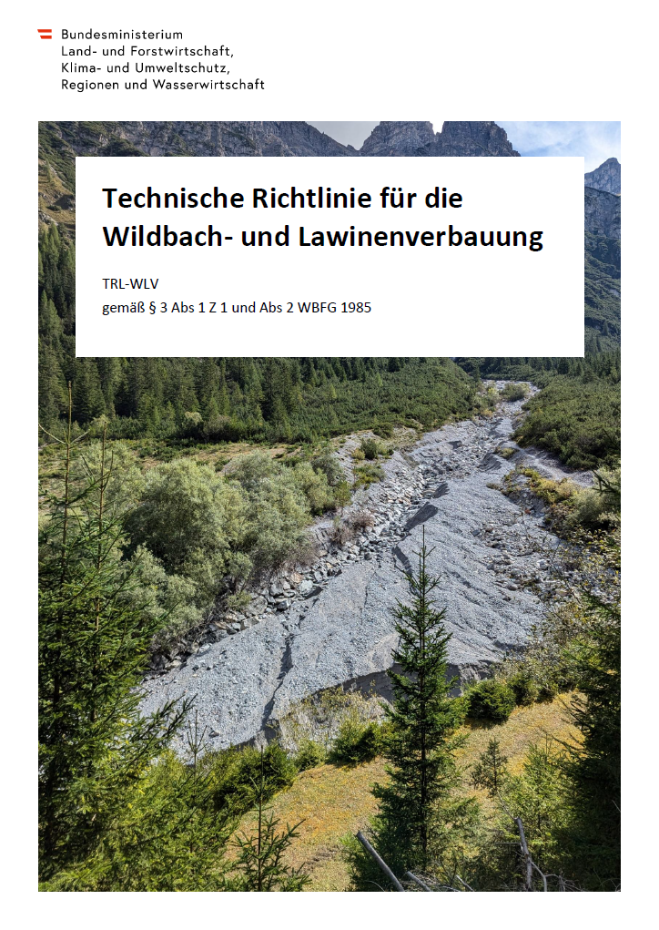 Cover Technische Richtlinie für die Wildbach- und Lawinenverbauung