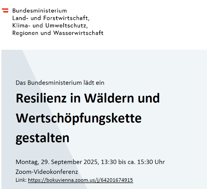 EInladung zum Webinar Resilienz