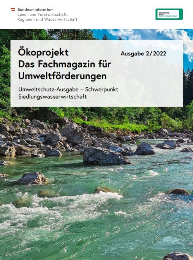 Titelbild Oekoprojekt Schwerpunkt Siedlungswasserwirtschaft
