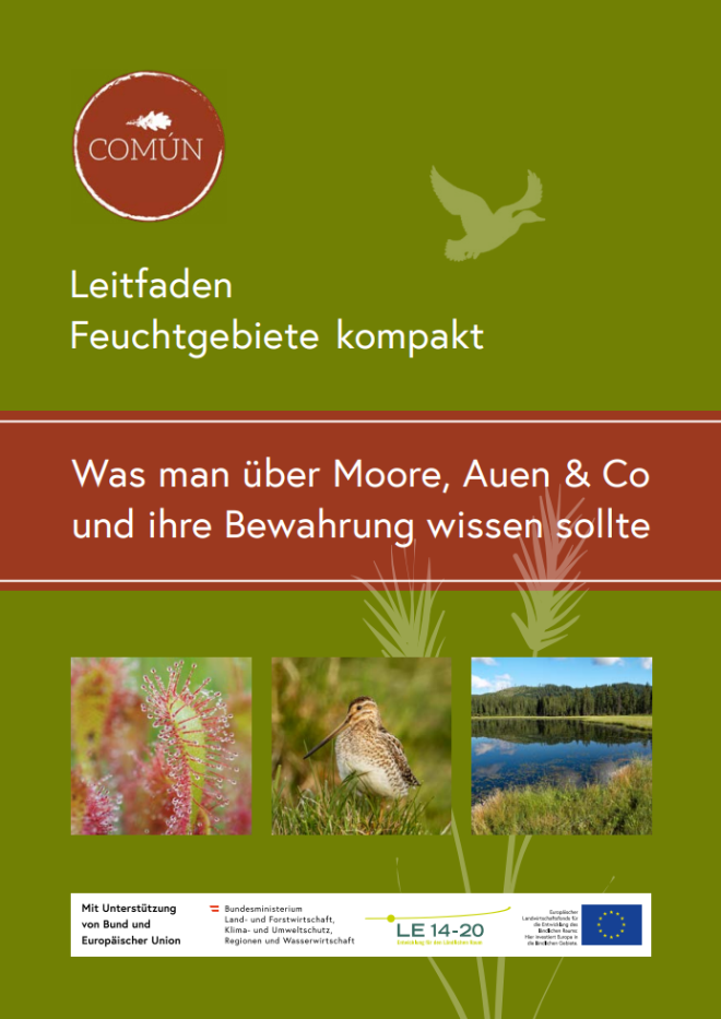 Titelbild des Leitfadens Feuchtgebiete kompakt.