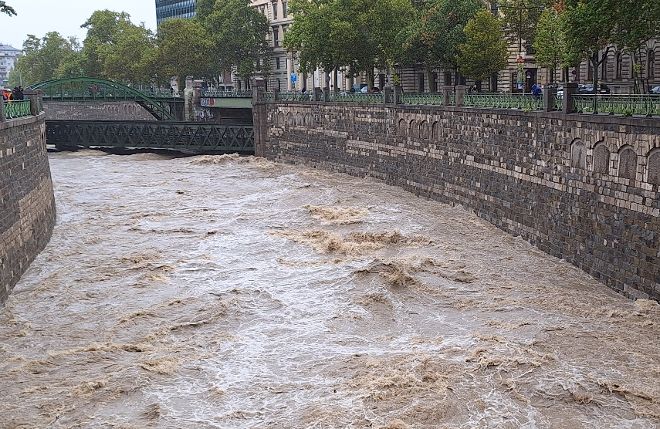 Wienfluss am 15. September 2024 (Foto: J. Eybl)