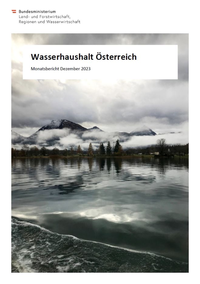 Wasserhaushalt Österreich - Monatsbericht Dezember 2023
